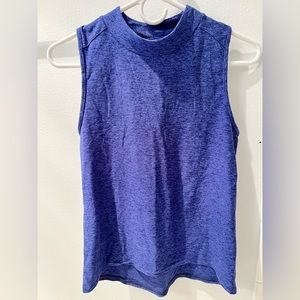 Oiselle light lux mock neck tank